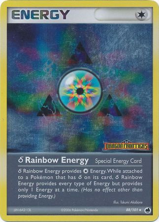 Rainbow Energy (88/101)(Delta Species) (Stamped) [EX: Dragon Frontiers] | Exor Games Truro