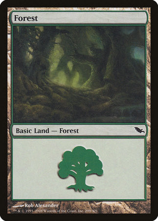 Forest (299) [Shadowmoor] | Exor Games Truro