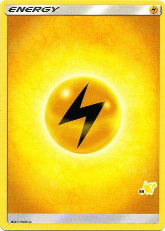 Lightning Energy (Pikachu Stamp #39) [Battle Academy 2020] | Exor Games Truro