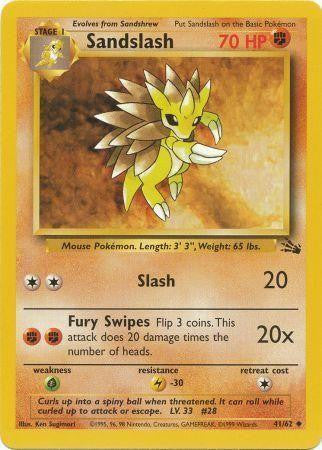 Sandslash (41/62) [Fossil Unlimited] | Exor Games Truro