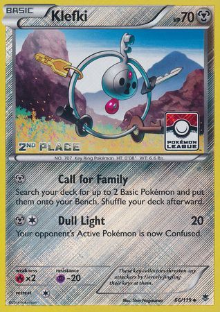 Klefki (66/119) (League Promo 2nd Place) [XY: Phantom Forces] | Exor Games Truro