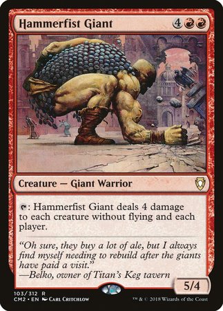 Hammerfist Giant [Commander Anthology Volume II] | Exor Games Truro