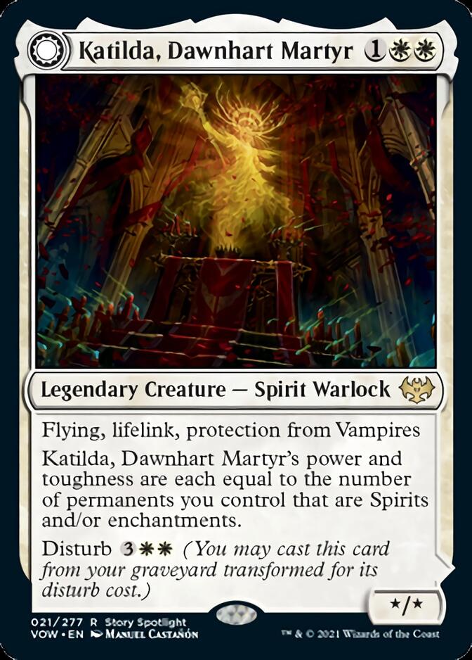 Katilda, Dawnhart Martyr // Katilda's Rising Dawn [Innistrad: Crimson Vow] | Exor Games Truro