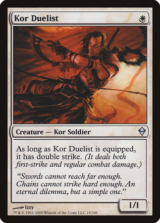 Kor Duelist [Zendikar] | Exor Games Truro