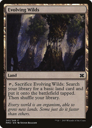 Evolving Wilds [Modern Masters 2015] | Exor Games Truro