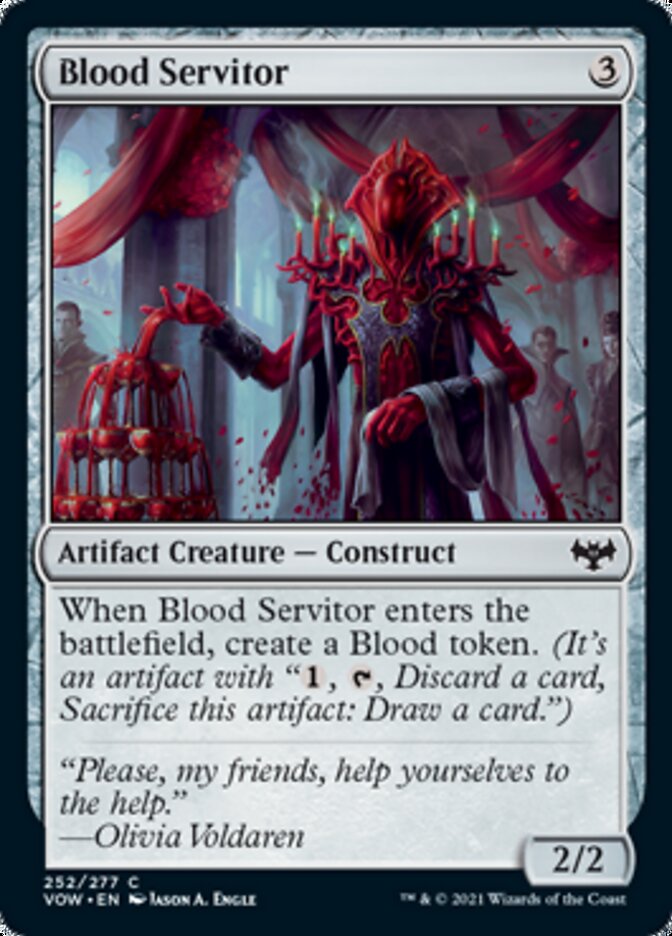 Blood Servitor [Innistrad: Crimson Vow] | Exor Games Truro