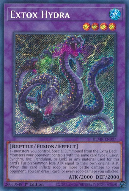 Extox Hydra [BLMR-EN007] Secret Rare | Exor Games Truro