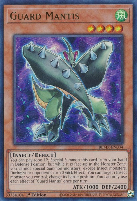 Guard Mantis [BLMR-EN034] Ultra Rare | Exor Games Truro