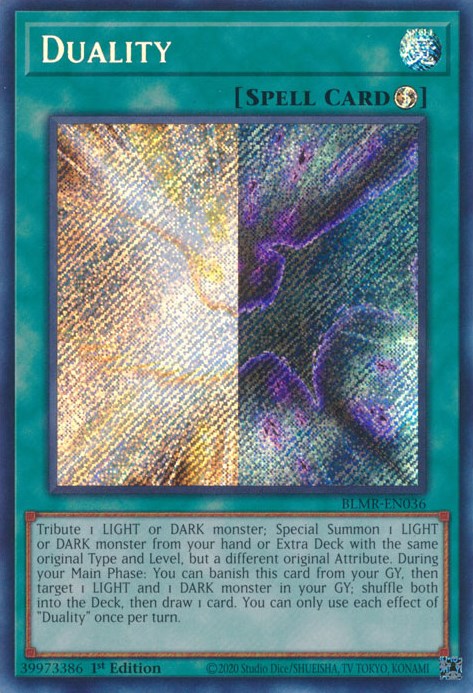 Duality [BLMR-EN036] Secret Rare | Exor Games Truro