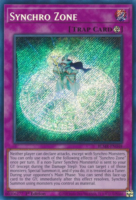 Synchro Zone [BLMR-EN048] Secret Rare | Exor Games Truro