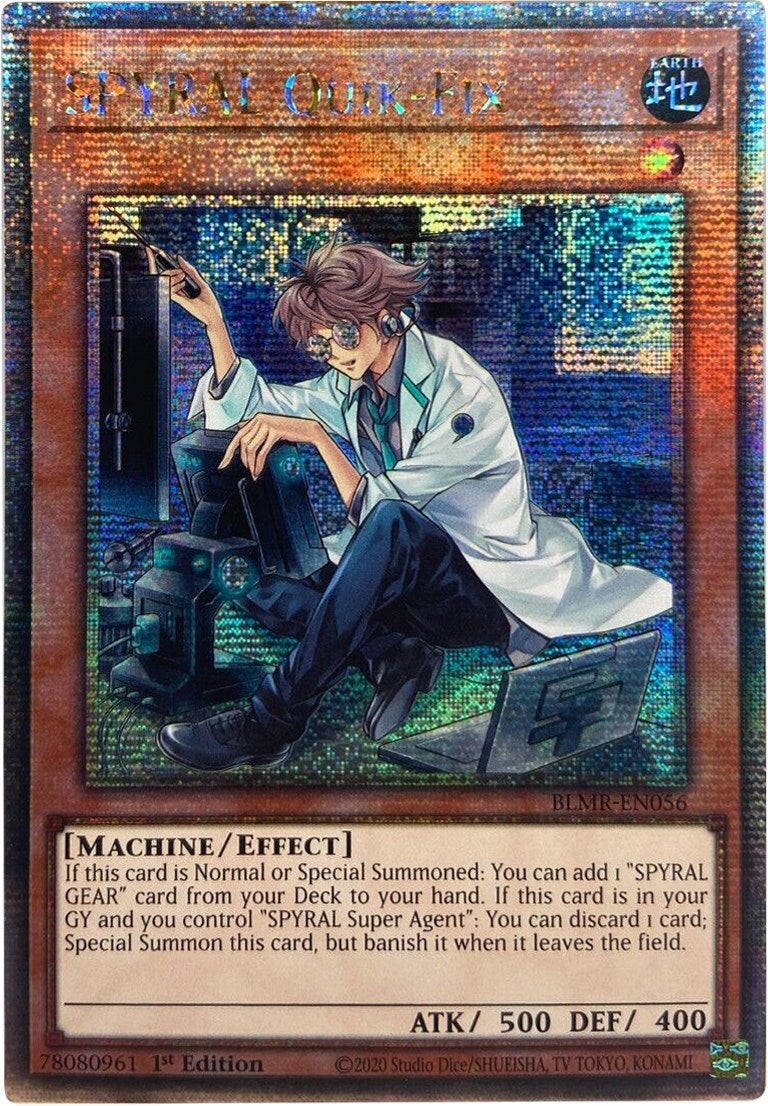 SPYRAL Quik-Fix [BLMR-EN056] Quarter Century Secret Rare | Exor Games Truro