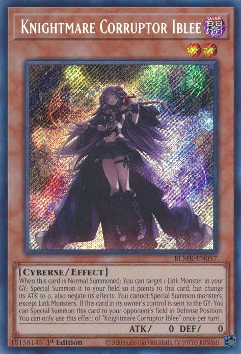 Knightmare Corruptor Iblee [BLMR-EN057] Secret Rare | Exor Games Truro