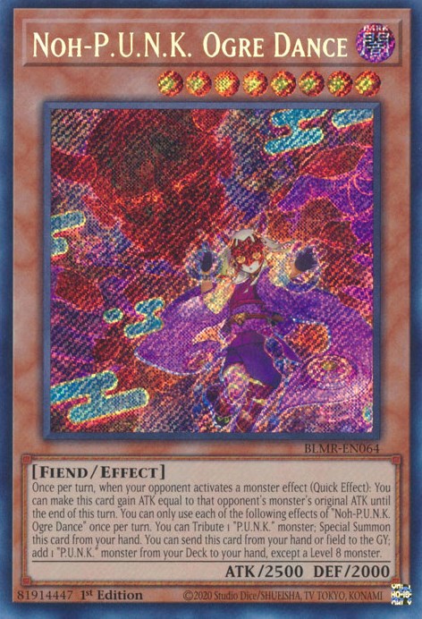 Noh-P.U.N.K. Ogre Dance [BLMR-EN064] Secret Rare | Exor Games Truro