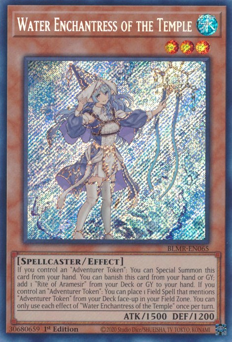 Water Enchantress of the Temple [BLMR-EN065] Secret Rare | Exor Games Truro