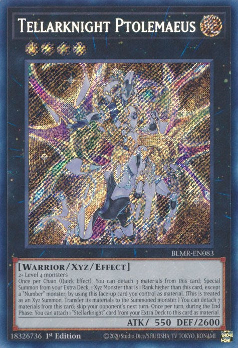 Tellarknight Ptolemaeus [BLMR-EN083] Secret Rare | Exor Games Truro