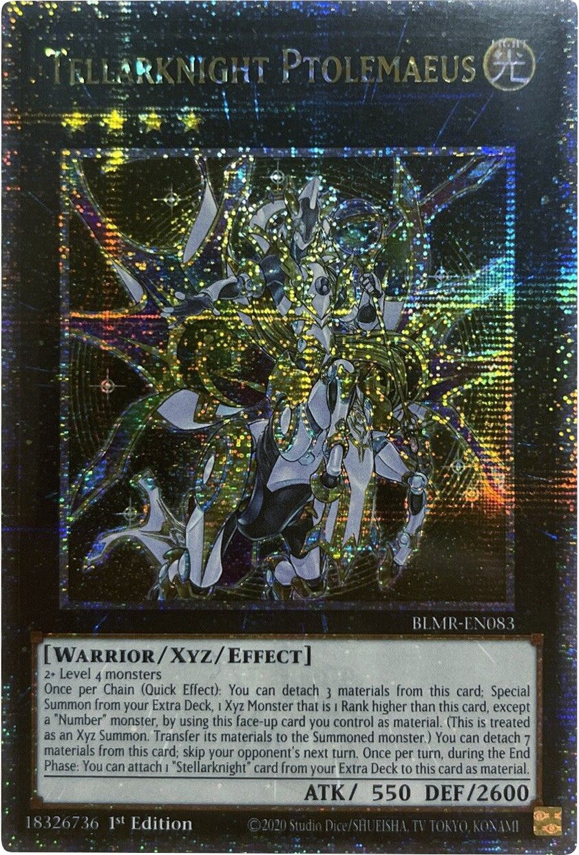 Tellarknight Ptolemaeus [BLMR-EN083] Quarter Century Secret Rare | Exor Games Truro