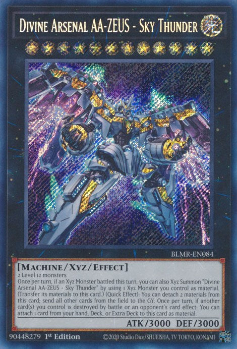 Divine Arsenal AA-ZEUS - Sky Thunder [BLMR-EN084] Secret Rare | Exor Games Truro