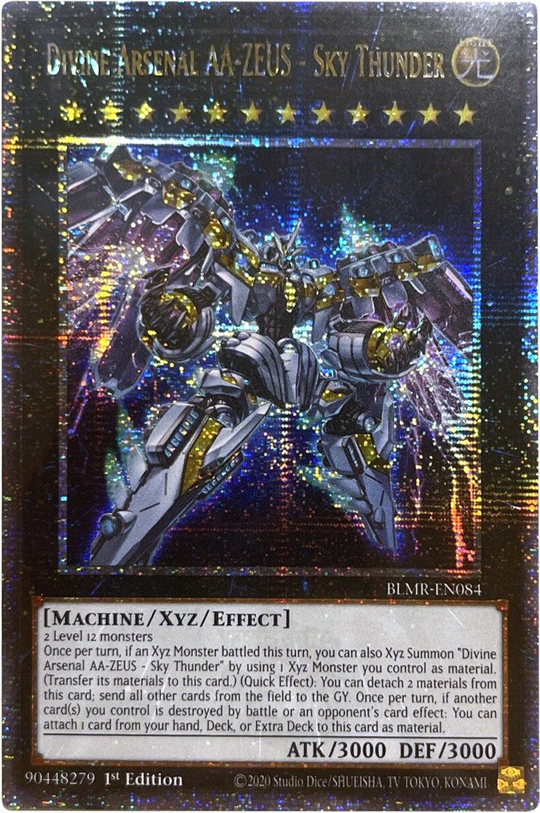 Divine Arsenal AA-ZEUS - Sky Thunder [BLMR-EN084] Quarter Century Secret Rare | Exor Games Truro