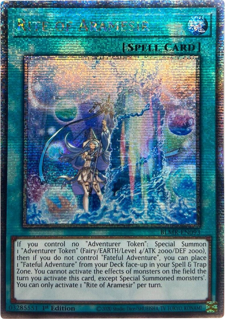 Rite of Aramesir [BLMR-EN093] Quarter Century Secret Rare | Exor Games Truro