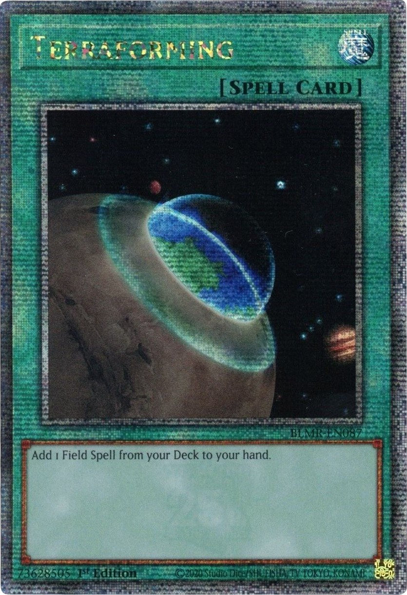 Terraforming [BLMR-EN087] Quarter Century Secret Rare | Exor Games Truro