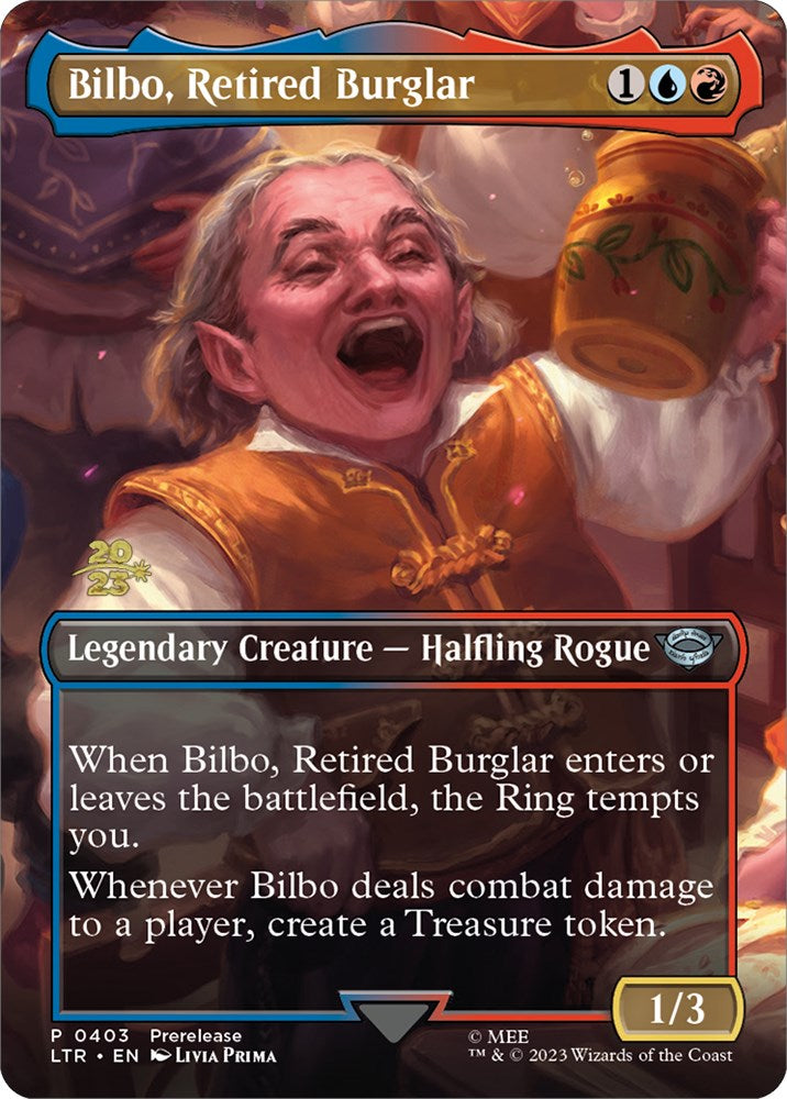 Bilbo, Retired Burglar [The Lord of the Rings: Tales of Middle-Earth Prerelease Promos] | Exor Games Truro