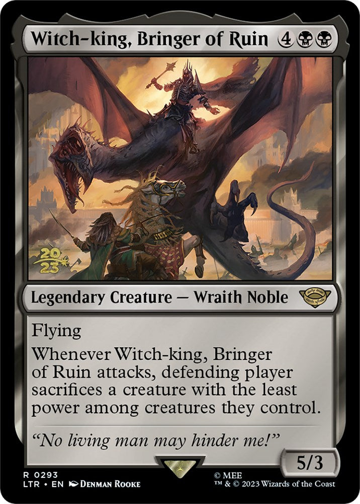 Witch-king, Bringer of Ruin [The Lord of the Rings: Tales of Middle-Earth Prerelease Promos] | Exor Games Truro