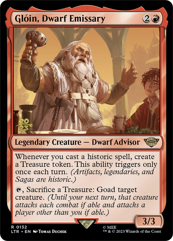 Gloin, Dwarf Emissary [The Lord of the Rings: Tales of Middle-Earth Prerelease Promos] | Exor Games Truro