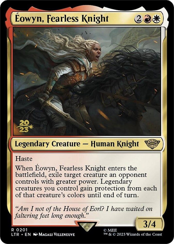 Eowyn, Fearless Knight [The Lord of the Rings: Tales of Middle-Earth Prerelease Promos] | Exor Games Truro