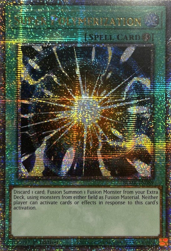 Super Polymerization [BLMR-EN089] Quarter Century Secret Rare | Exor Games Truro