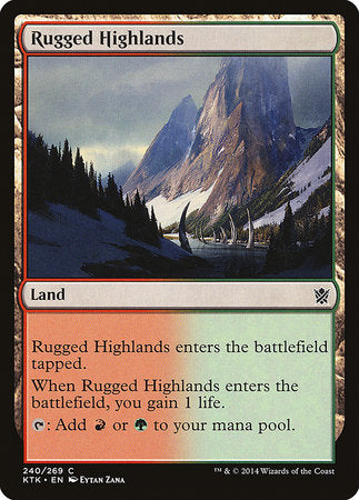 Rugged Highlands [Khans of Tarkir] | Exor Games Truro
