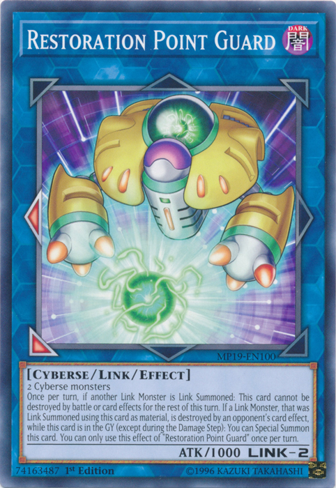 Restoration Point Guard [MP19-EN100] Common | Exor Games Truro