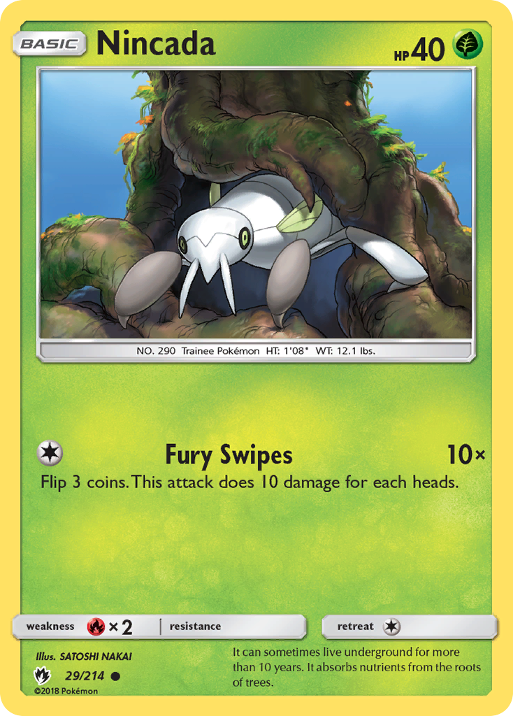 Nincada (29/214) [Sun & Moon: Lost Thunder] | Exor Games Truro