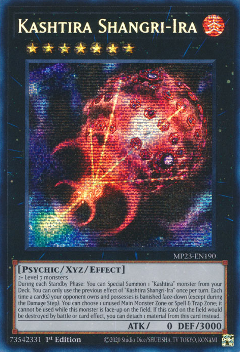 Kashtira Shangri-Ira [MP23-EN190] Prismatic Secret Rare | Exor Games Truro