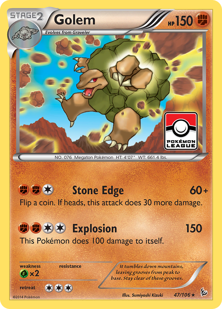 Golem (47/106) [XY: Flashfire] | Exor Games Truro