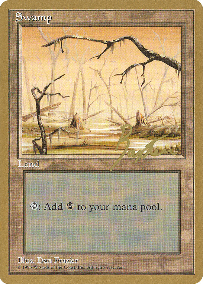 Swamp (gb370) (George Baxter) [Pro Tour Collector Set] | Exor Games Truro