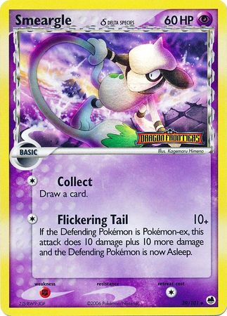 Smeargle (39/101) (Delta Species) (Stamped) [EX: Dragon Frontiers] | Exor Games Truro