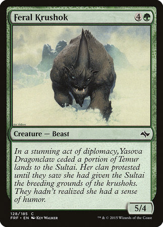Feral Krushok [Fate Reforged] | Exor Games Truro