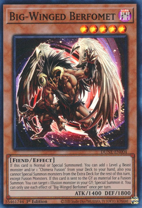 Big-Winged Berfomet [DUNE-EN004] Super Rare | Exor Games Truro