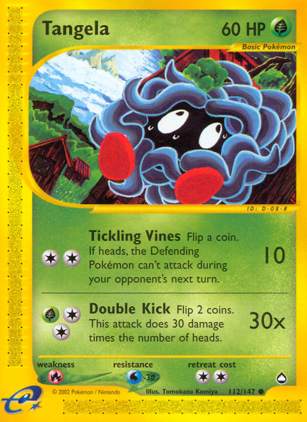 Tangela (112/147) [Aquapolis] | Exor Games Truro