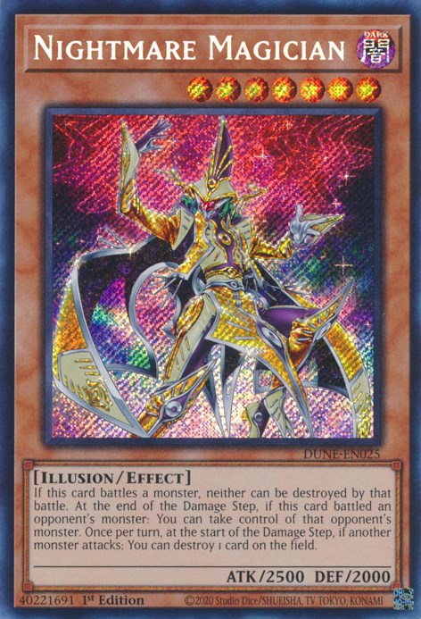 Nightmare Magician [DUNE-EN025] Secret Rare | Exor Games Truro