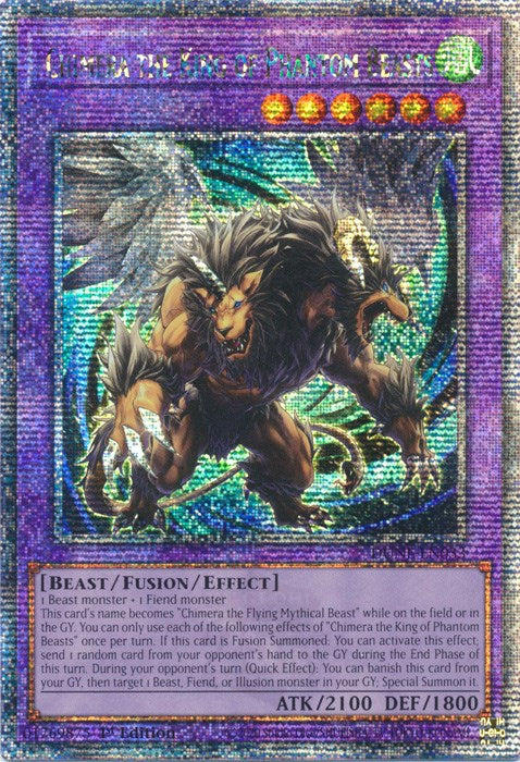 Chimera the King of Phantom Beasts [DUNE-EN033] Quarter Century Secret Rare | Exor Games Truro