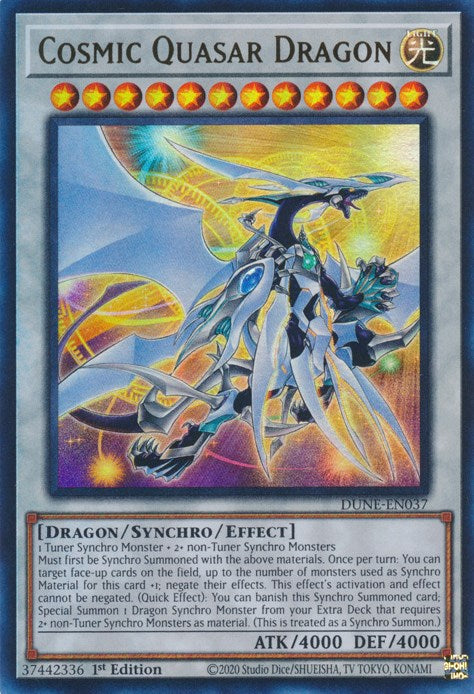 Cosmic Quasar Dragon [DUNE-EN037] Ultra Rare | Exor Games Truro