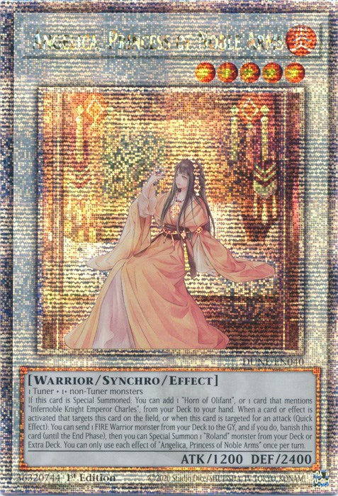 Angelica, Princess of Noble Arms [DUNE-EN040] Quarter Century Secret Rare | Exor Games Truro