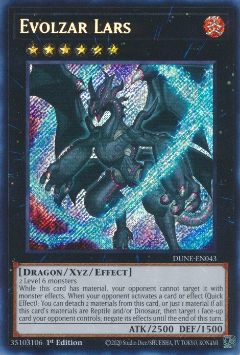 Evolzar Lars [DUNE-EN043] Secret Rare | Exor Games Truro