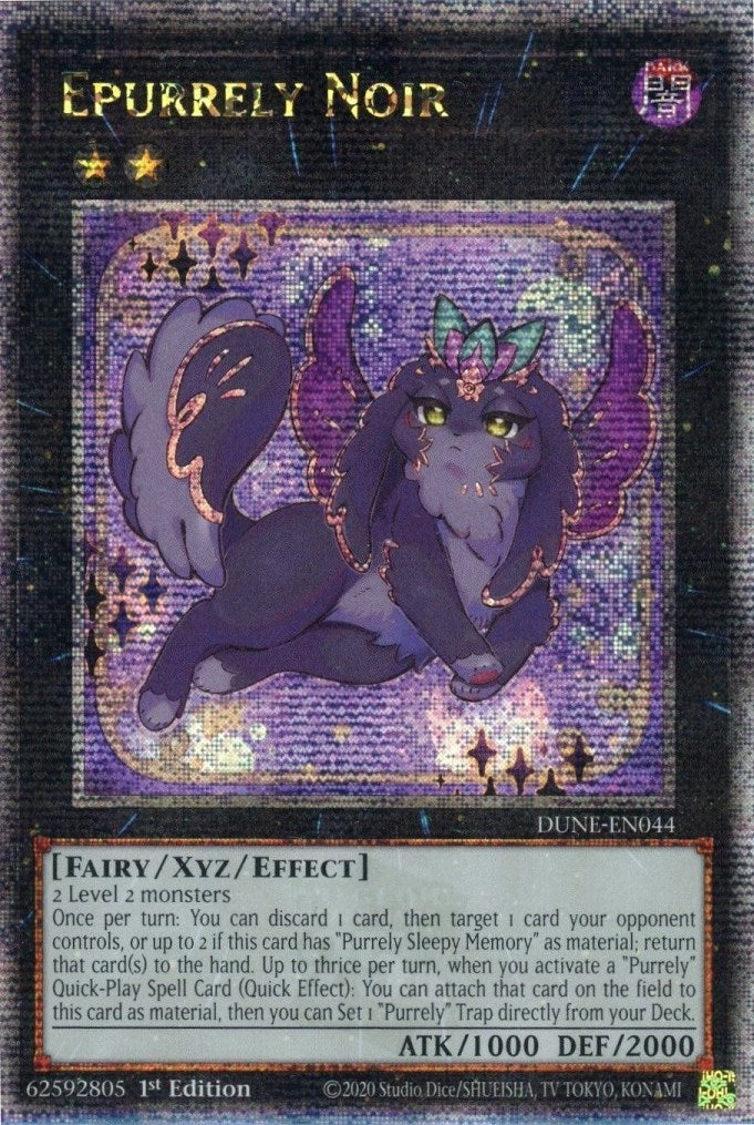 Epurrely Noir [DUNE-EN044] Quarter Century Secret Rare | Exor Games Truro
