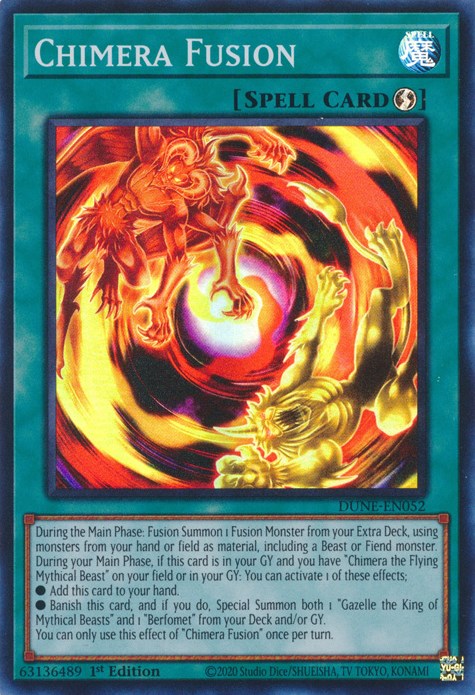 Chimera Fusion [DUNE-EN052] Super Rare | Exor Games Truro