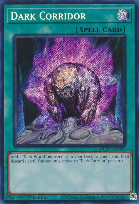 Dark Corridor [DUNE-EN059] Secret Rare | Exor Games Truro