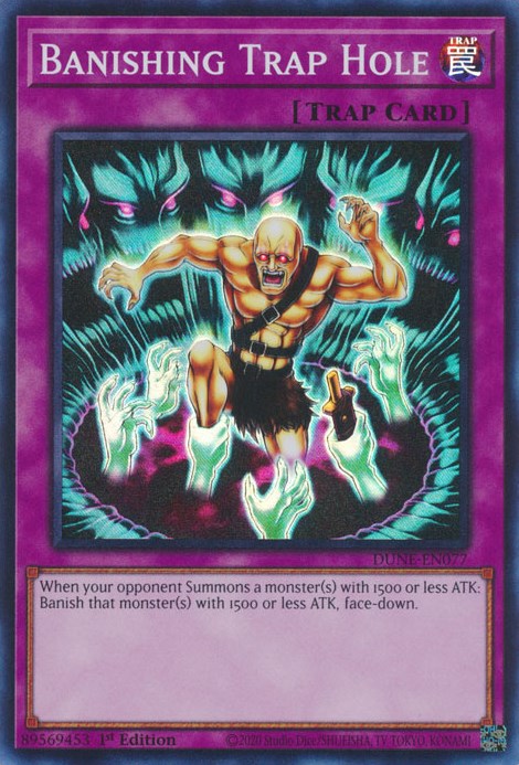 Banishing Trap Hole [DUNE-EN077] Super Rare | Exor Games Truro