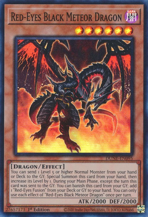 Red-Eyes Black Meteor Dragon [DUNE-EN095] Super Rare | Exor Games Truro