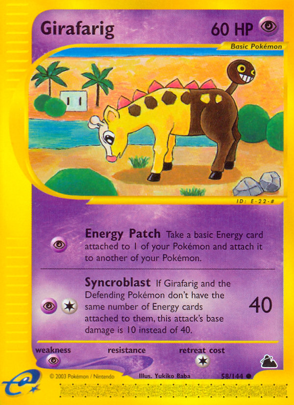 Girafarig (58/144) [Skyridge] | Exor Games Truro